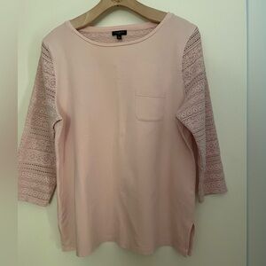 Talbots Lacy 3/4 Sleeve T-shirt